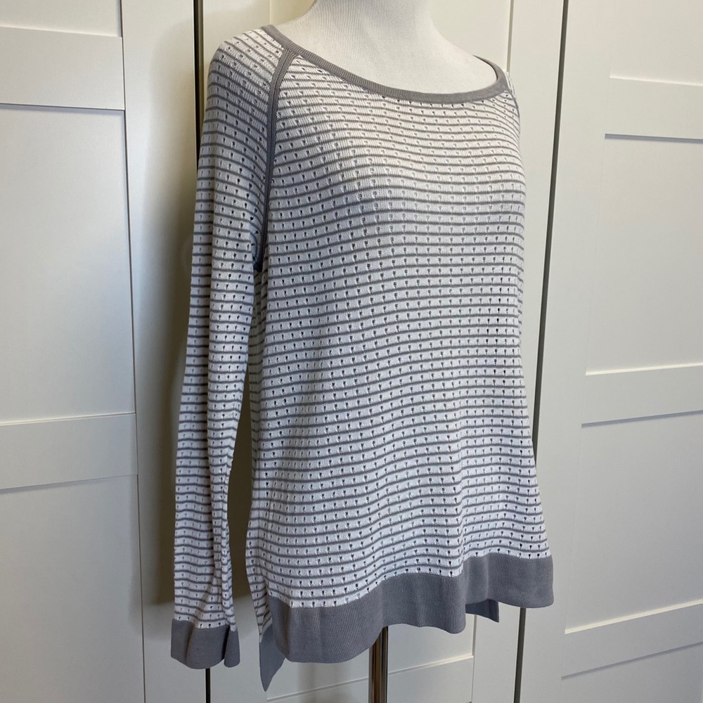 Rag & Bone Perforated Boyfriend Tunic Sweater XS